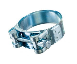 хомут одноболтовый цинк